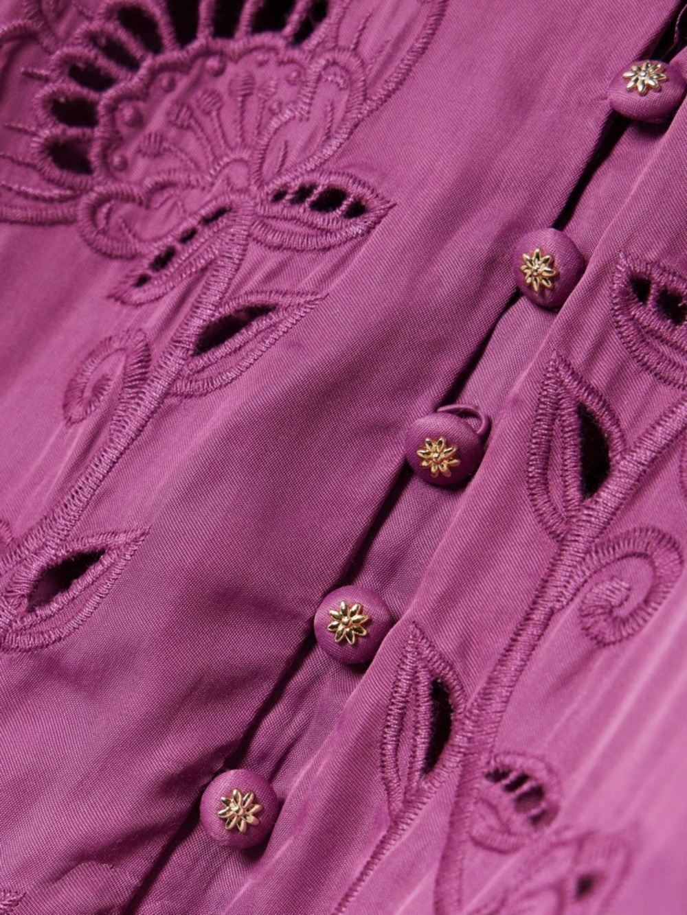 FARM Rio Pink Richelieu Lenzing Ecovero Viscose Maxi Dress Size Medium NWT - Picture 14 of 16
